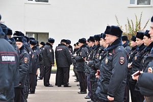 В УВД Зеленограда состоялся строевой смотр полиции