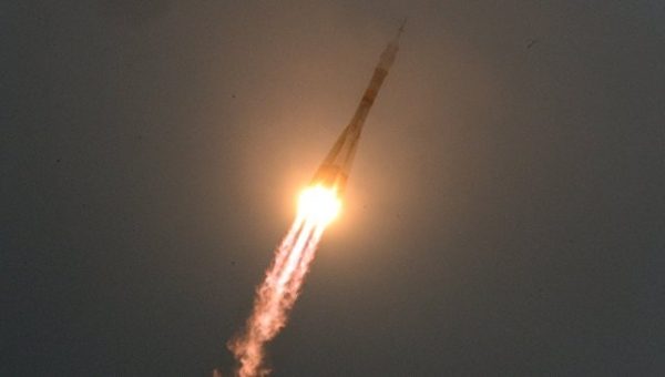 Корабль "Союз МС-02" с экипажем МКС отделился от ракеты-носителя 