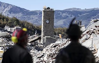 Путин: РФ готова помочь Италии в ликвидации последствий землетрясения