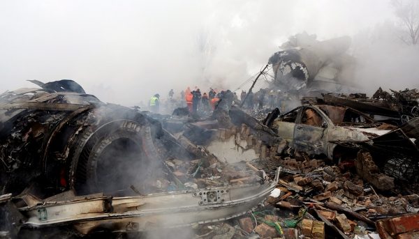 Крушение турецкого Boeing 747 в Киргизии. Фото с места событий