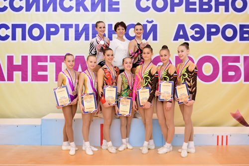 14 медалей привезли солнечногорские спортсмены со Всероссийских соревнований «Планета-Аэробика»