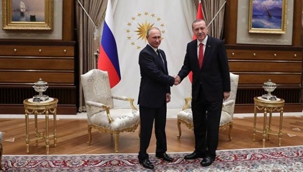 Встреча с Эрдоганом носила исключительно рабочий характер, заявил Путин