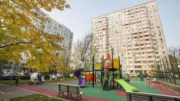 Две новые детские площадки открыли в Краснознаменске и Коломне