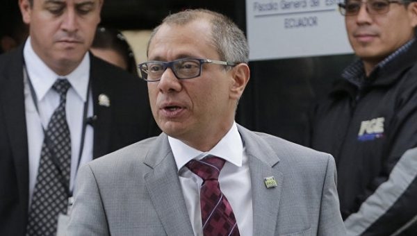 Вице-президента Эквадора приговорили к шести годам тюрьмы по делу Odebrecht