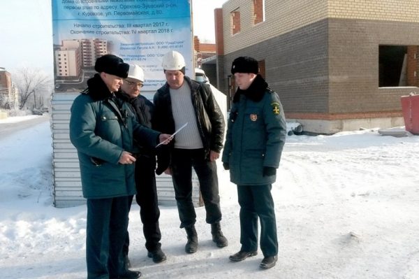 Главгосстройнадзор проконтролировал ход строительства дома на 96 квартир в Орехово-Зуеве