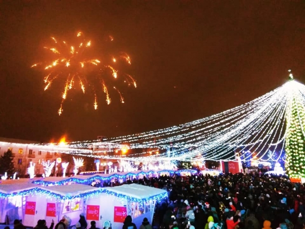 В Солнечногорске ярко и весело отметили Наступивший 2019-й год