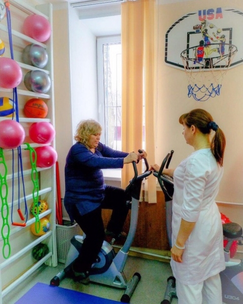 В отделение восстановительного лечения Подольской городской поликлиники №1 поступило новое оборудование для занятий ЛФК