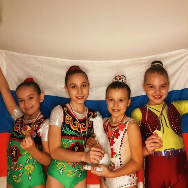 Солнечногорские спортсменки дебютировали на международном турнире по спортивной аэробике