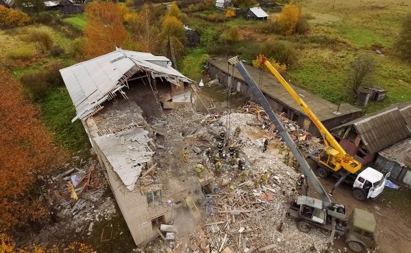 Обрушение дома в Ивановской области