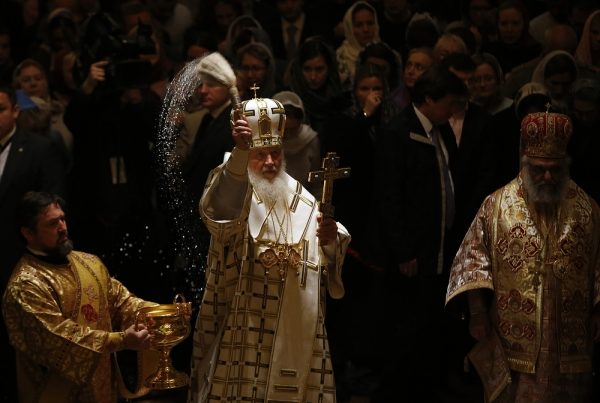 Около тысячи человек помолились вместе с патриархом Кириллом в Лондоне