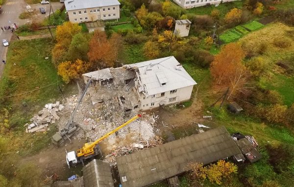 Обрушение дома в Ивановской области