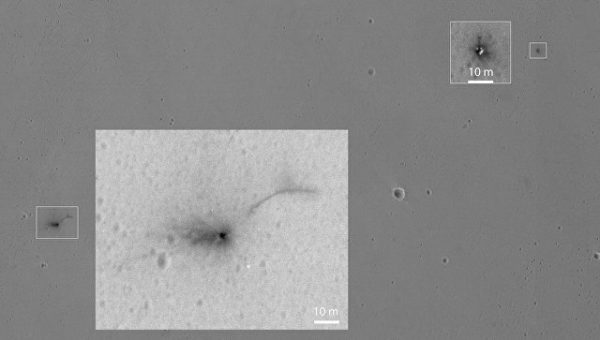 Зонд MRO передал на Землю детальные фото места крушения "Скиапарелли" 