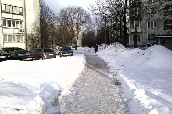 ОНФ в МО добился уборки снега в поселке Ферма в Сергиевом Посаде