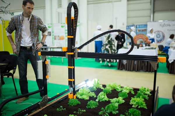 Первый в России робот-огородник начнет трудиться в Аптекарском огороде