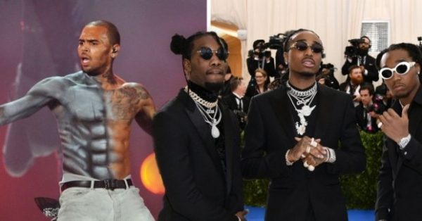 Крис Браун вызывает трио Migos на дуэль