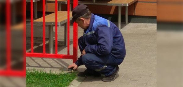 
			
												
				Дворника «Макдональдса» заставляют стричь траву ножницами в Солнечногорске