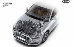 Audi представила свой новый флагманский седан A8 2018 года [Технические характеристики, фотографии, факты]