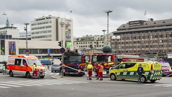Полиция не считает нападение в Финляндии терактом