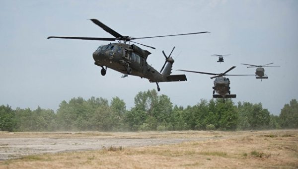 Самолеты и вертолеты ВВС США прибыли в Эстонию для участия в учениях