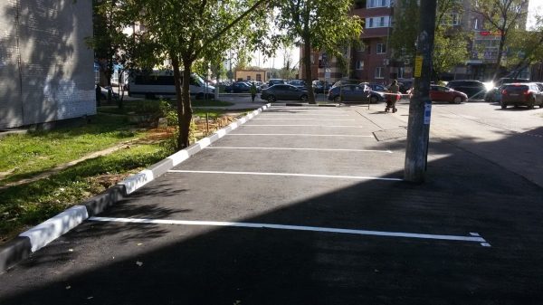 Парковки благоустроены в Солнечногорске по поручению губернатора