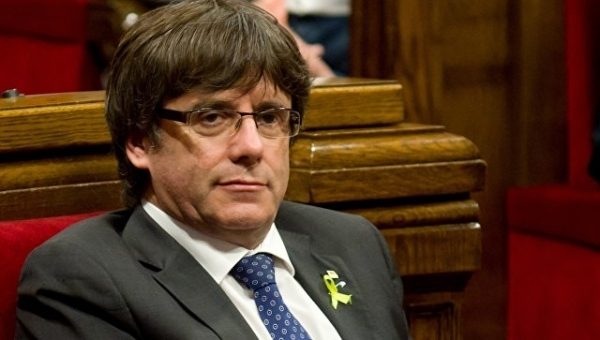Экс-глава Каталонии заключен под стражу на 24 часа