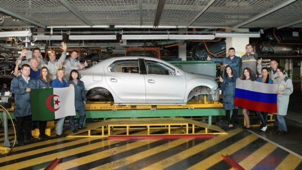 Renault поставила в Алжир 15 000 кузовов производства АВТОВАЗа