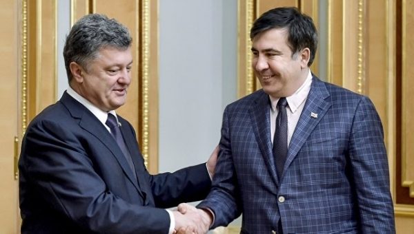 В партии Саакашвили подтвердили подлинность его письма к Порошенко
