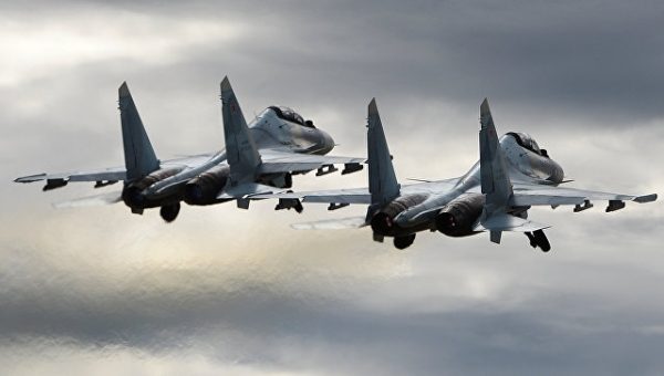 Минобороны прокомментировало сближение Су-30 и F-15 НАТО над Балтикой