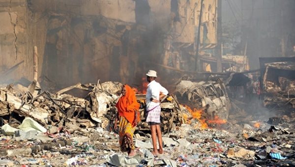 Число жертв двух взрывов в Сомали возросло до 38 человек