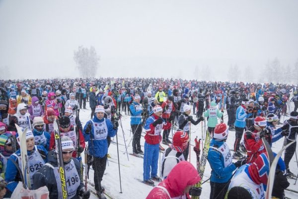 Порядка 18 тыс. спортсменов приняли участие в соревнованиях «Московская лыжня – 2018» в Химках