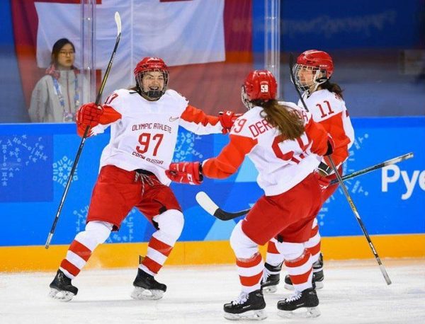 Глава Минспорта Подмосковья назвал хоккеистку Шохину героем матча со Швейцарией на ОИ–2018