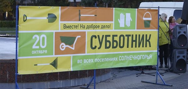 Более 3500 человек приняли участие в субботнике в Солнечногорском районе