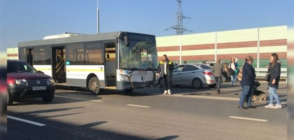 ДТП с автобусом произошло в Солнечногорске