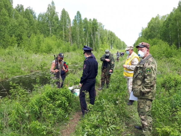 Сотрудники управления Госохотнадзора Минсельхозпрода Подмосковья приняли участие в рейде в городском округе Шатура