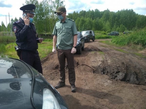 Сотрудники управления Госохотнадзора Минсельхозпрода Подмосковья приняли участие в рейде в городском округе Шатура