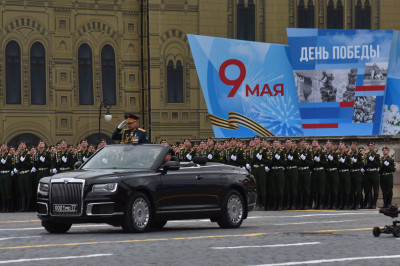 Андрей Воробьев посетил главный военный Парад на Красной площади