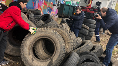 Более 9 тыс. старых автомобильных покрышек сдали жители Подмосковья за две недели экоакции