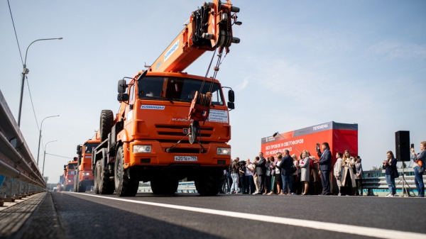 Губернатор дал старт рабочему движению по транспортной развязке в Солнечногорске