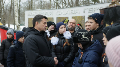 Андрей Воробьев посетил с рабочим визитом городской округ Лобня