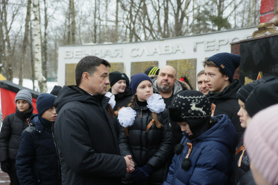 Андрей Воробьев посетил с рабочим визитом городской округ Лобня