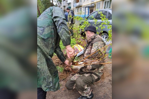Жительница Дмитрова благодарит коммунальщиков за помощь и креатив в благоустройстве сада