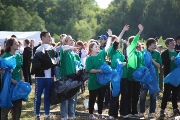 Порядка 720 килограммов отходов собрали на первом в России экофестивале «Куча» в Люберцах