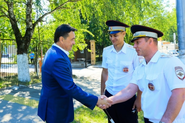 Губернатор Подмосковья поздравил сотрудников Госавтоинспекции с Днем ГИБДД