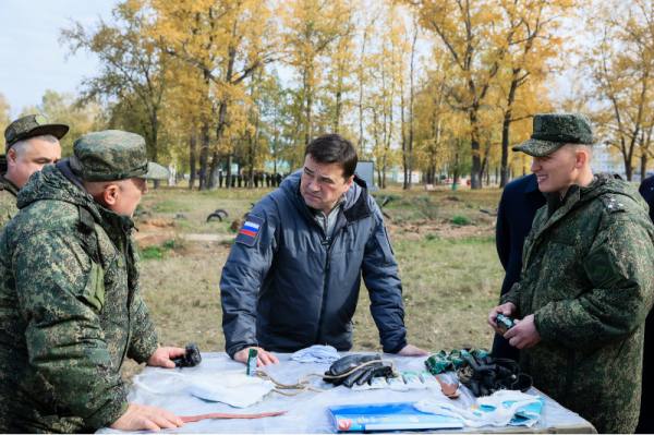 Андрей Воробьев: в Наро-Фоминск привезли амуницию и технику для мобилизованных