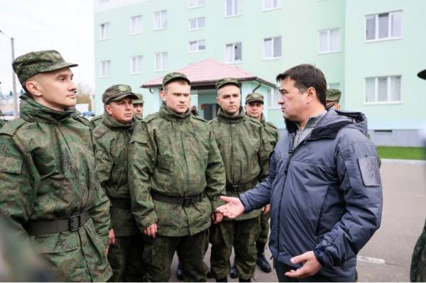 Андрей Воробьев: в Наро-Фоминск привезли амуницию и технику для мобилизованных