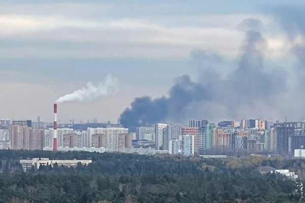 Москвичи считают пожар на Николо-Хованском строительном рынке диверсией