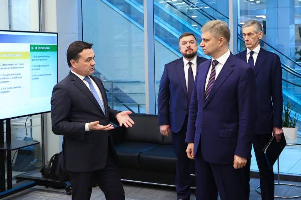 Губернатор Подмосковья обсудил с главой РЖД планы дальнейшего сотрудничества