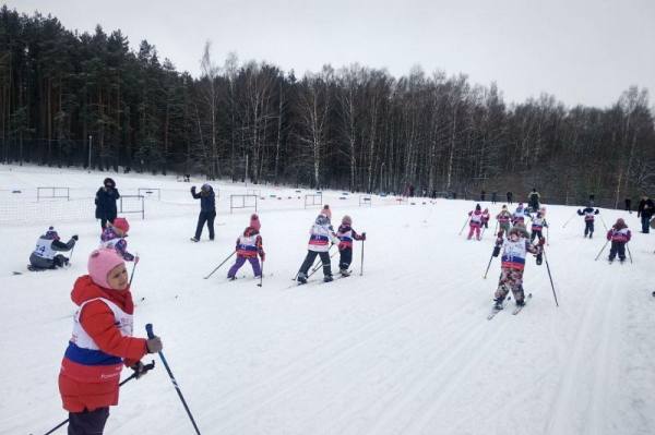 Юные жители Подмосковья поучаствовали в гонке «Лыжня Здоровья»