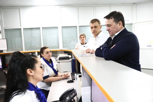 Андрей Воробьев проверил поликлинику №1 в Ликино-Дулево, где реализовали проект «перезагрузки»